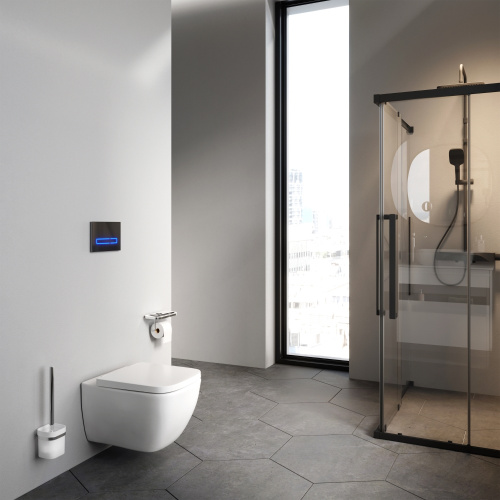 картинка C901701SC Gem подвесной унитаз FlashClean с сиденьем микролифт от магазина Сантехстрой