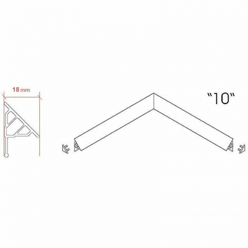 картинка Заглушка декоративной планки Ravak 10 XB430001001 Белая от магазина Сантехстрой
