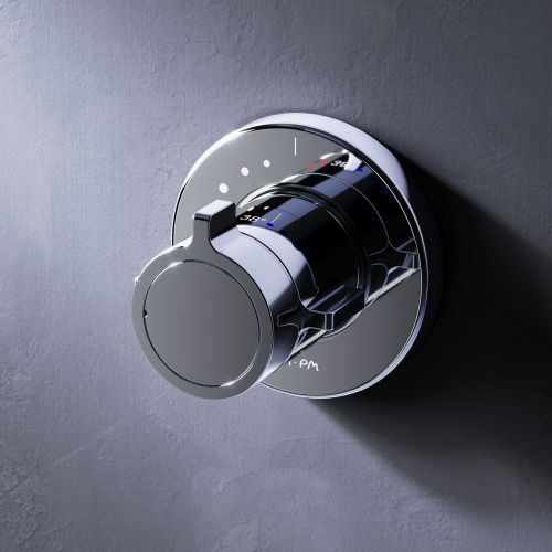 фото f85a65600 x-joy смеситель встроенный с тмс на 1 потребителя, хром