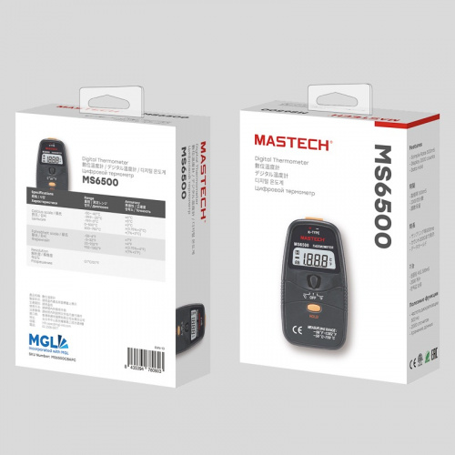 картинка Цифровой термометр MS6500 MASTECH от магазина Сантехстрой