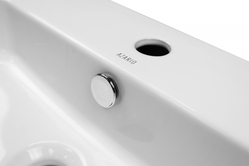 картинка Раковина накладная Azario 410х410х125 квадратная, белый глянец (AZ-2257) от магазина Сантехстрой