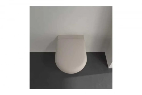 картинка Унитаз подвесной Villeroy & Boch Antao 370x560 мм, CeramicPlus, цвет Almond 4674 T0 AM 00337430 от магазина Сантехстрой