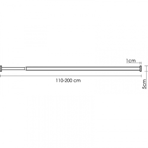 картинка Карниз для ванны WasserKRAFT Aisch 200 SC-551120 Золото от магазина Сантехстрой