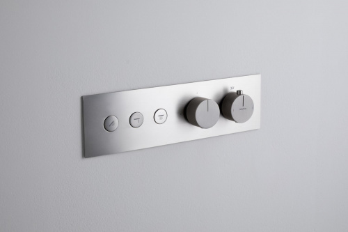 фото смеситель для ванны allen brau liberty 5.33003-bn (с внутренней частью) никель браш