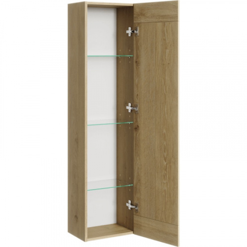 картинка Пенал подвесной дуб давос L/R Aqwella Astrid AST0535DD от магазина Сантехстрой