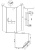 картинка Душ.ограждение 302.K33.03.1010.21.02 Pragma (100*100*195) трапеция,распашн,черн.матов,стекло шиншилл от магазина Сантехстрой