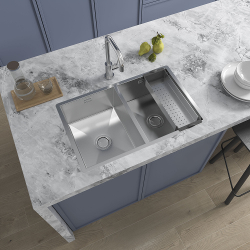 картинка Кухонная мойка Reflexion Garda RX2170SS полированная сталь от магазина Сантехстрой