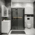 картинка Душ.ограждение 120.K33.02.1290.21.10 Cosmo (120*90*195) черный матовый, стекло тонированное, 2 места от магазина Сантехстрой