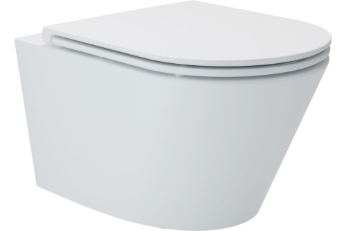 картинка Подвесной безободковый унитаз Art&Max BARI с вихревым смывом, в комплекте с креплением AM822-V от магазина Сантехстрой