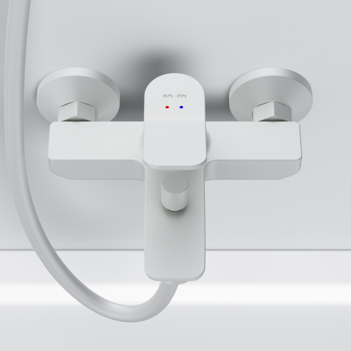 фото f85a10033 x-joy, смеситель для ванна/душа, белый, шт.