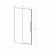 картинка Душевая дверь Slim-N VDS-4SN110CLB, 1100, черный, стекло прозрачное от магазина Сантехстрой