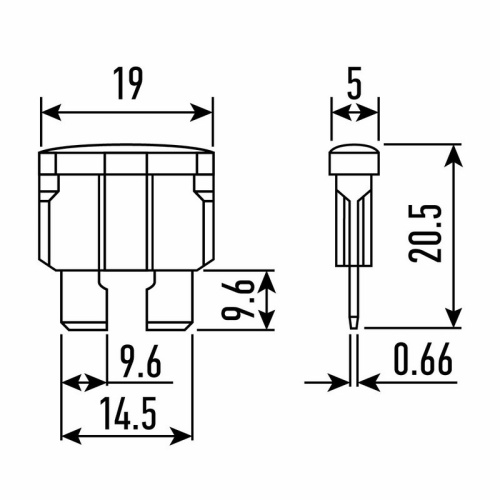 картинка Предохранитель автомобильный "стандарт" 20А REXANT от магазина Сантехстрой