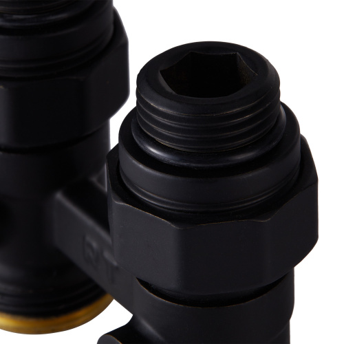 картинка Узел нижнего подключения Royal Thermo прямой 1/2quot;х3/4quot; EK (черный) от магазина Сантехстрой