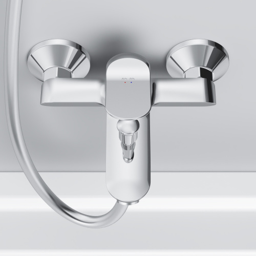 фото f85c10000 sunny, смеситель для ванны и душа, хром, шт