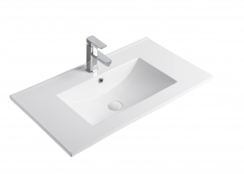 картинка Раковина Orange B03-800w встраиваемая, белый от магазина Сантехстрой