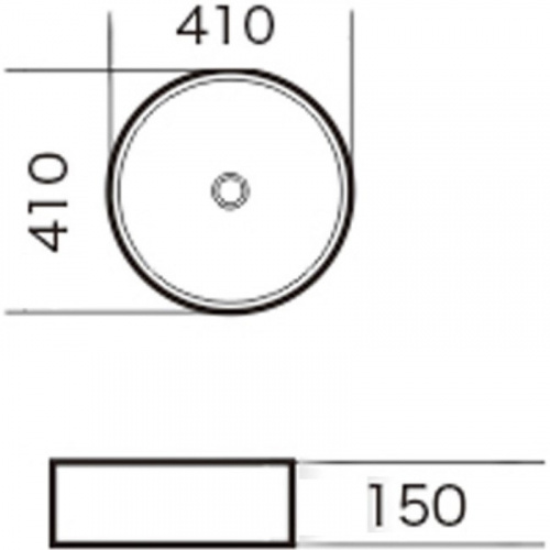 картинка Раковина-чаша Grossman 41 GR-3013 Белая от магазина Сантехстрой