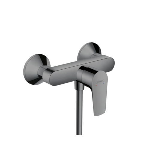 картинка HG Talis E Смеситель для душа, настенный, цвет: шлифованный черный хром от магазина Сантехстрой