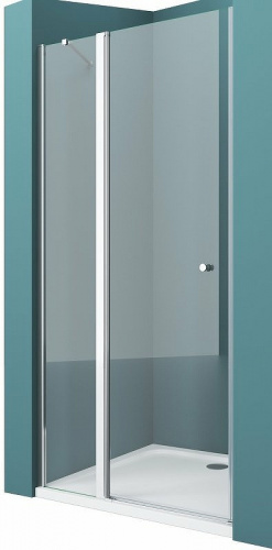 картинка Душевая дверь BelBagno Etna 120 ETNA-B-12-60/60-C-Cr профиль Хром стекло прозрачное от магазина Сантехстрой