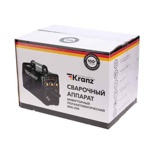 картинка Сварочный аппарат инверторный полуавтоматический MIG-200 KRANZ от магазина Сантехстрой