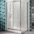 картинка Душевой уголок BelBagno Due 120x80 DUE-AH-1-120/80-C-CR профиль Хром стекло прозрачное от магазина Сантехстрой