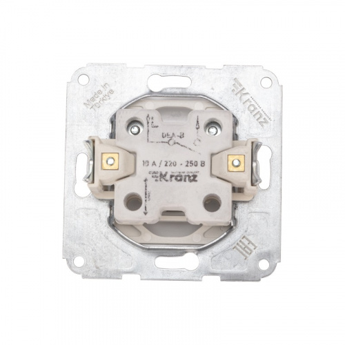 картинка DEA Выключатель 1кл с/у 10А мех.  Бел KRANZ (1/10/120) от магазина Сантехстрой