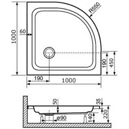 картинка Душевой поддон RGW 16180400-11 от магазина Сантехстрой