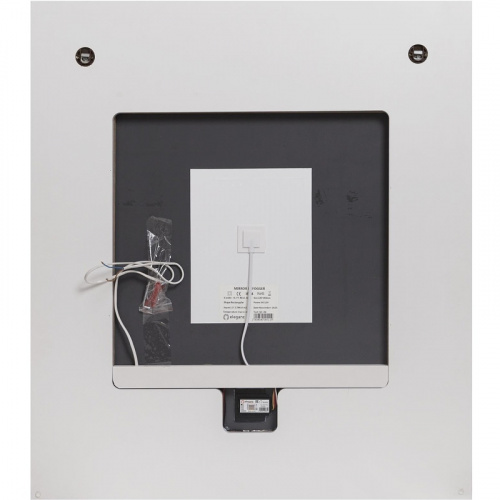 картинка Зеркало Cezares Interni 80 CZR-SPC-INT-800-900-LED-TCH-WARM-BL с подсветкой Bianco Lucido с сенсорным выключателем и подогревом от магазина Сантехстрой