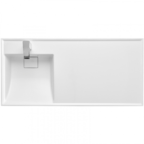 картинка Раковина Акватон Лондри 105 L 1A72833KLH01L на стиральную машину Белая от магазина Сантехстрой