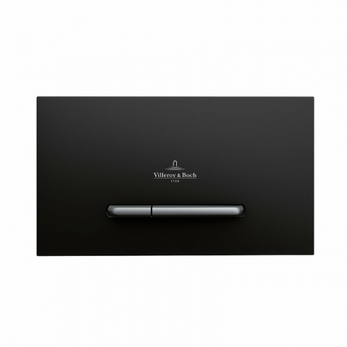 картинка Клавиша смыва Villeroy&Boch ViConnect 922169AN Черная матовая от магазина Сантехстрой