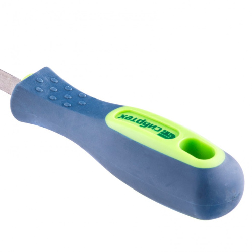 картинка Напильник, 150 мм, трехгранный, двухкомпонентная рукоятка, №2 Сибртех от магазина Сантехстрой