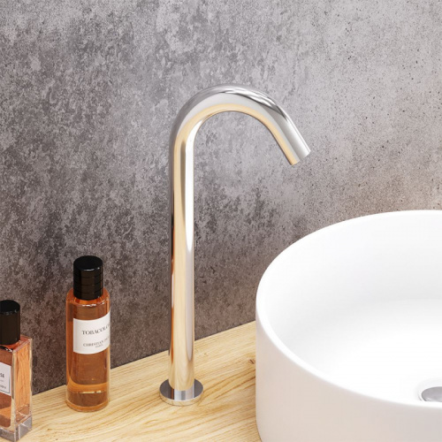 картинка 360280000 Scandinavian Pure, cенсорный смеситель для умывальника, высокий, хром от магазина Сантехстрой
