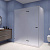 картинка Душевой уголок RGW SV-040 100* 80*200 профиль Хром стекло Матовое от магазина Сантехстрой
