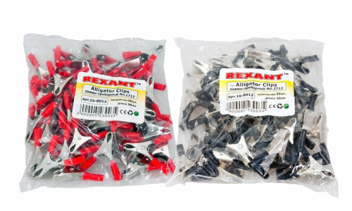картинка Зажим «крокодил» 10 А 50 мм REXANT от магазина Сантехстрой