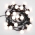 картинка Уличная гирлянда Лофт,  черный каучук,  20 матовых ламп х 5 LED,  влагостойкая IP44 от магазина Сантехстрой