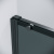 картинка Дверь в нишу 100.K33.01.140.21.10 Galaxy (140*195) черный матовый, стекло тонированное, 1 место от магазина Сантехстрой