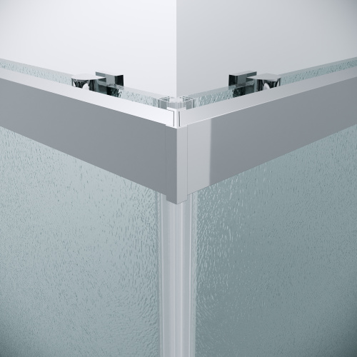 картинка Душевое ограждение Grossman Cosmo 300.K33.02.9090.10.02 (90х90х195) квадрат,раздвижная,хром,стекло шиншилла, 1 место от магазина Сантехстрой