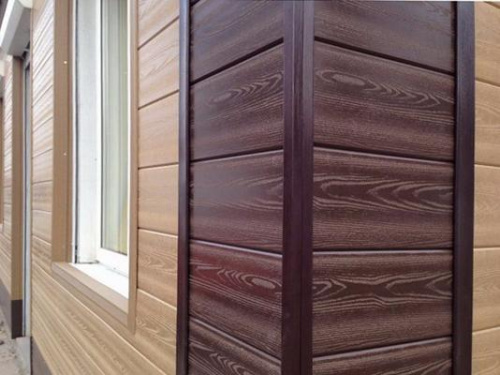 картинка Holzhof, Россия Фасадная панель 3D Holzhof 165*15*3000мм, венге от магазина Сантехстрой