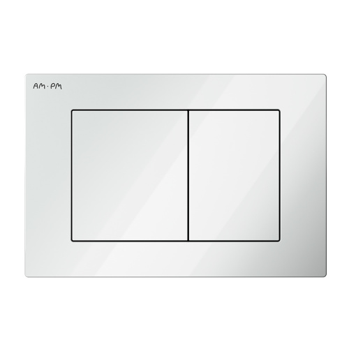 картинка I090201 PrimeFit S, клавиша для инсталляции пластик, белый глянцевый от магазина Сантехстрой