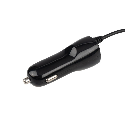 картинка Автозарядка в прикуриватель microUSB (АЗУ) (5 V,  1000 mA) шнур прямой 1.2 м черная REXANT от магазина Сантехстрой