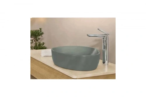картинка Раковина накладная Villeroy & Boch Antao 510x400x146 мм, цвет Morning Green 4A73 51 R8 00337438 от магазина Сантехстрой