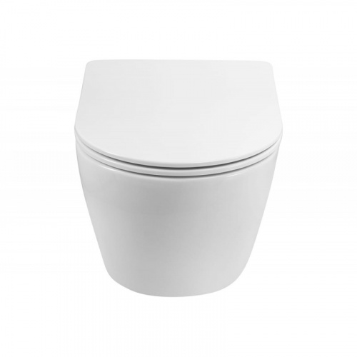 картинка Унитаз подвесной Art&Max Sanremo AM026CHR/SC с сидением, белый от магазина Сантехстрой