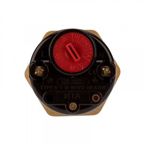 картинка Нагревательный элемент для бойлера ТЭН RDT 2,0 кВт, резьбовой фланец 42 мм,  термостат 15 A,  кольцо уплотнительное D 42 мм REXANT от магазина Сантехстрой