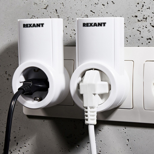 картинка Радиоуправляемая розетка c пультом RX-002 (один пульт,  две розетки) от магазина Сантехстрой