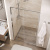 картинка Дверь в нишу 100.K33.01.120.10.00 Galaxy (120*195) хром, стекло прозрачное, 1 место от магазина Сантехстрой