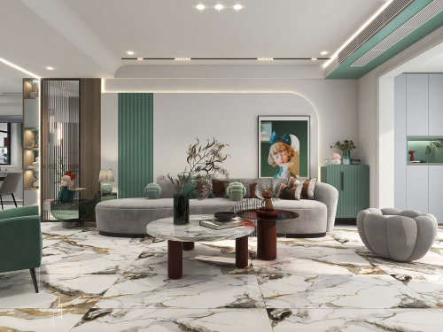 картинка Плитка керамогранитная AZARIO COLOMBIA GOLD 60x120 Carving (H18004012G) от магазина Сантехстрой