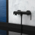 фото смеситель belbagno acqua-vasm-nero для ванны с душем, черный матовый