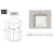 картинка Душевой уголок 80х80 см Black & White Stellar Wind 1018080 прозрачное от магазина Сантехстрой