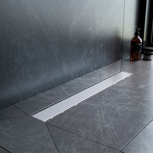 картинка W02SC-U11-060-04SB PrimeFlow Трап для душа линейный универс затвор Tile 60см цвет сталь мат от магазина Сантехстрой