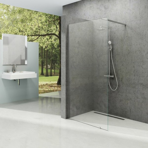 картинка Душевая перегородка Ravak Walk-In Wall 70 GW9W10C00Z1 профиль Хром стекло Transparent от магазина Сантехстрой