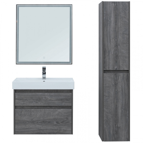 картинка Комплект мебели Aquanet для ванной 242920 Серый от магазина Сантехстрой